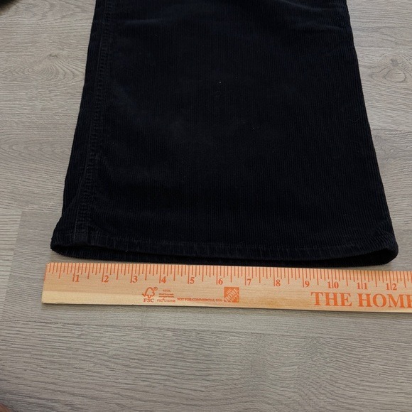 Citizens of Humanity Paloma Black Wide Leg Corduroy Pants - size 28 - Picture 11 of 11